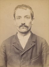 Landoin. Antoine, Eugène. 33 ans, né le 16/11/60 à Quincie (Rhône). Comptable. Anarchiste. 16/3/94. , 1894.