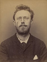 Olguéni Gustave. 24 ans, né à Sala (Suède) le 24-5-69. Artiste-peintre. Anarchiste. 14-3-94., 1894.
