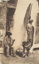 [Angel of the Passion, Sainte-Chapelle, Paris], 1853-1854.