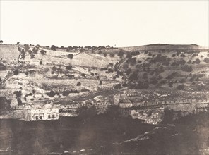 Jérusalem, Mosquée d'Omar, côté est, Intérieur de l'enceinte, 1, 1854.