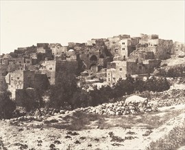 Jérusalem, Beit-Lehem, Vue générale, 1854.