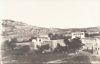 Jérusalem, Mosquée d'Omar, côté Est, Intérieur de l'enceinte, 2, 1854.