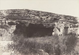 Jérusalem, Tombeau Juif, Détails, 1854.