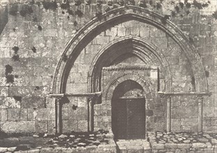 Jérusalem, Tombeau de la Vierge, 1854.
