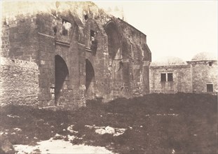 Jérusalem, Palais de rois de Jérusalem, Vue générale, 1854.