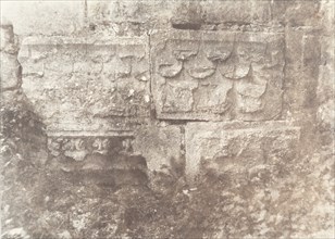 Jérusalem, Restes de scupltures judaïques, 1854.