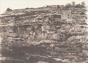 Jérusalem, Village de Siloam, Vue générale, 1854.