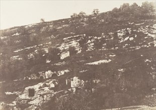 Jérusalem, Vallée de Hinnom, Détails du flanc droit, 1, 1854.