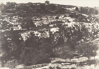 Jérusalem, Vallée de Hinnom, Détails du flanc droit, 2, 1854.
