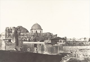 Jérusalem, Saint-Sépulcre, Vue générale, 1, 1854.