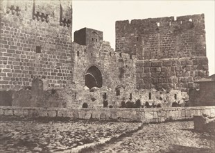 Jérusalem, Tour de David, 1854.
