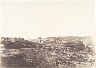Jérusalem, Côté Sud de Jérusalem, 1854.