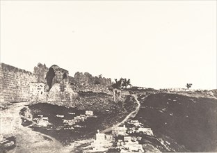 Jérusalem, Côté Est de Jérusalem, 1854.
