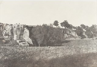 Jérusalem, Vallée de Josaphat, Grottes sépulcrales, 2, 1854.
