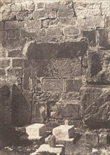Jérusalem, Enceinte du Temple, Poterne de Josaphat, 1854.