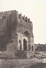 Jérusalem, Porte de la citadelle, 1854.