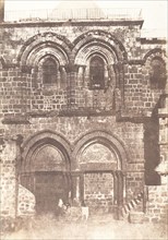 Jérusalem, Saint Sépulcre, Façade, 1854.