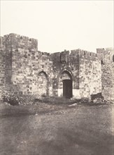 Jérusalem, Porte de Jaffa, Vue générale, 1854.
