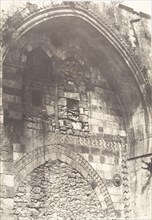 Jérusalem, Palais de rois de Jérusalem, Entrée principale, 1854.