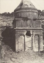 Jérusalem, Vallée de Josaphat, Détails du Tombeau d'Absalom, 1854.