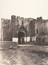 Jérusalem, Porte de Jaffa, Intérieur, 1854.