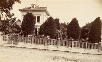 Residence of Charles Bernard. 312 Oak Street, San Francisco, California, ca. 1876.