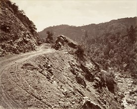 Sulphur Creek and Flume-road to Geysers, 1868-70, printed ca. 1876.