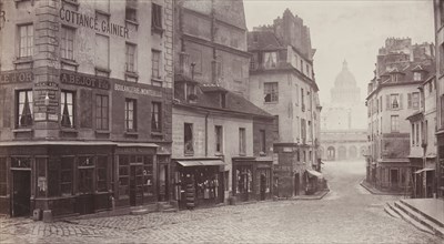 Rue du Haut-Pave (Pantheon in Distance), 1865-69.