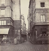 Rue Mondétour, de la rue Rambuteau, 1860s-70s.