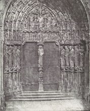 [Chartres Cathedral, Central Portal of the South Transept; The Last Judgment], 1855, printed 1857.