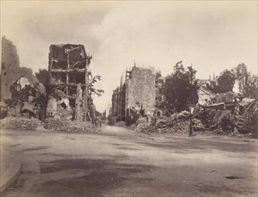 Maisons de la porte d'Auteuil, May 1871.
