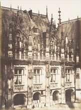 Fragment du Palais de Justice, Rouen, 1852-54.