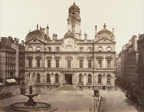 Lyon, Hôtel de Ville, ca. 1861.