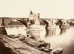 Avignon, Pont St. Bénezet, ca. 1864.
