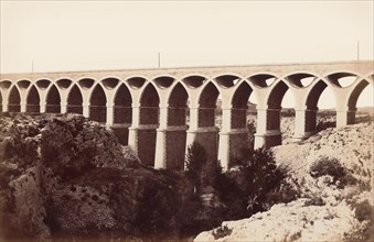 Viaduc de St. Chamas, before 1859.