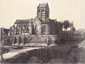 Eglise d'Auvers, 1855, printed 1855-57.