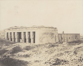 Dendérah (Tentyris), Temple d'Athôr - Vue Générale, 1851-52, printed 1853-54.