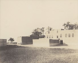 Syout, Habitations Arabes sur le Bord du Nil, 1851-52, printed 1853-54.