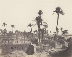 Abâziz, Intérieur d'un Village Arabe, 1851-52, printed 1853-54.