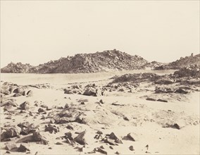 Première Cataracte, Montagnes Granitiques Couvertes de Sables, 1851-52, printed 1853-54.