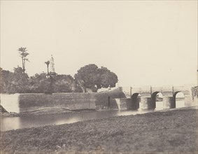 Syout, Pont Sur le Grand Canal, 1851-52, printed 1853-54.