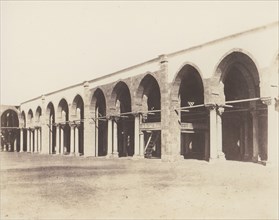Le Kaire, Mosquée d'Amrou - Intérieur - Côté du Sanctuaire, 1851-52, printed 1853-54.