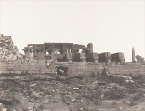 Karnak (Thèbes), Enciente du Palais Vue du Point H, 1851-52, printed 1853-54.