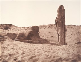 Séboûah, Temple, Colosse et Sphinx de la Partie Gauche de l'Avenue, 1851-52.