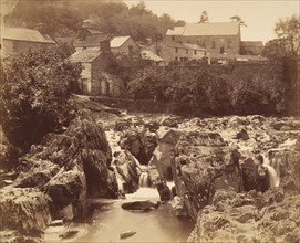 At Pont y pair, Bettws-y-Coed, North Wales, 1856.