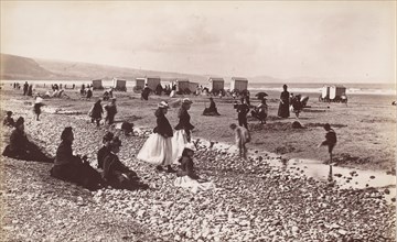 Pensarn Beach, 1860s.