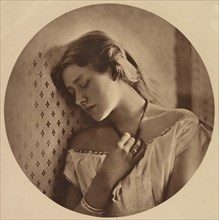Ellen Terry, at the age of sixteen, 1864, printed ca. 1913. Terry was a popular child actress of the British stage. This photograph was most likely taken just after she married the eccentric painter, ...