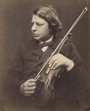 Herr Joachim, 1868. Joseph Joachim was a Hungarian violinist, conductor and composer. He sat for Cameron at the South Kensington Museum during one of his frequent appearances in London.