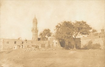 Vue prise à Béni-Souef, 1850.