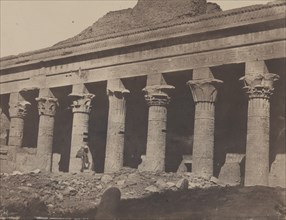 Nubie, Grand Temple d'Isis, a Philoe, Galerie Orientale, April 1850, printed 1852.